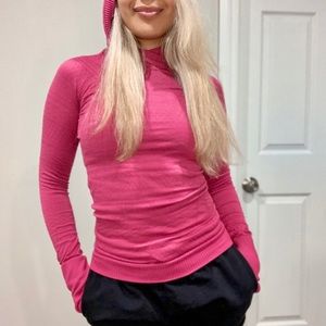 Lululemon Long Sleeve Pull Over with Hoodie